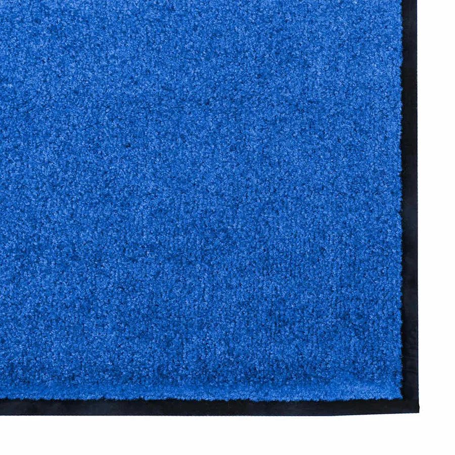 Tapis d'entrée Bleu et Noir 120 x 300 cm 100% Polyamide - 5