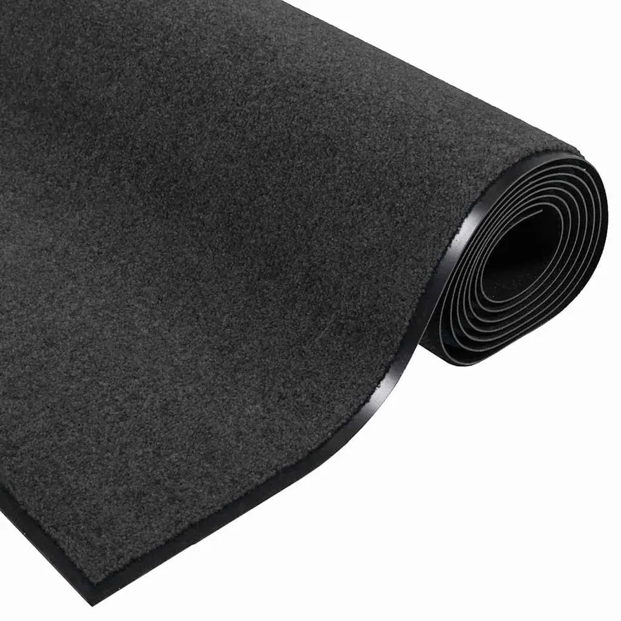 Tapis d'entrée Anthracite et noir 120 x 250 cm 100% Polyamide - 5