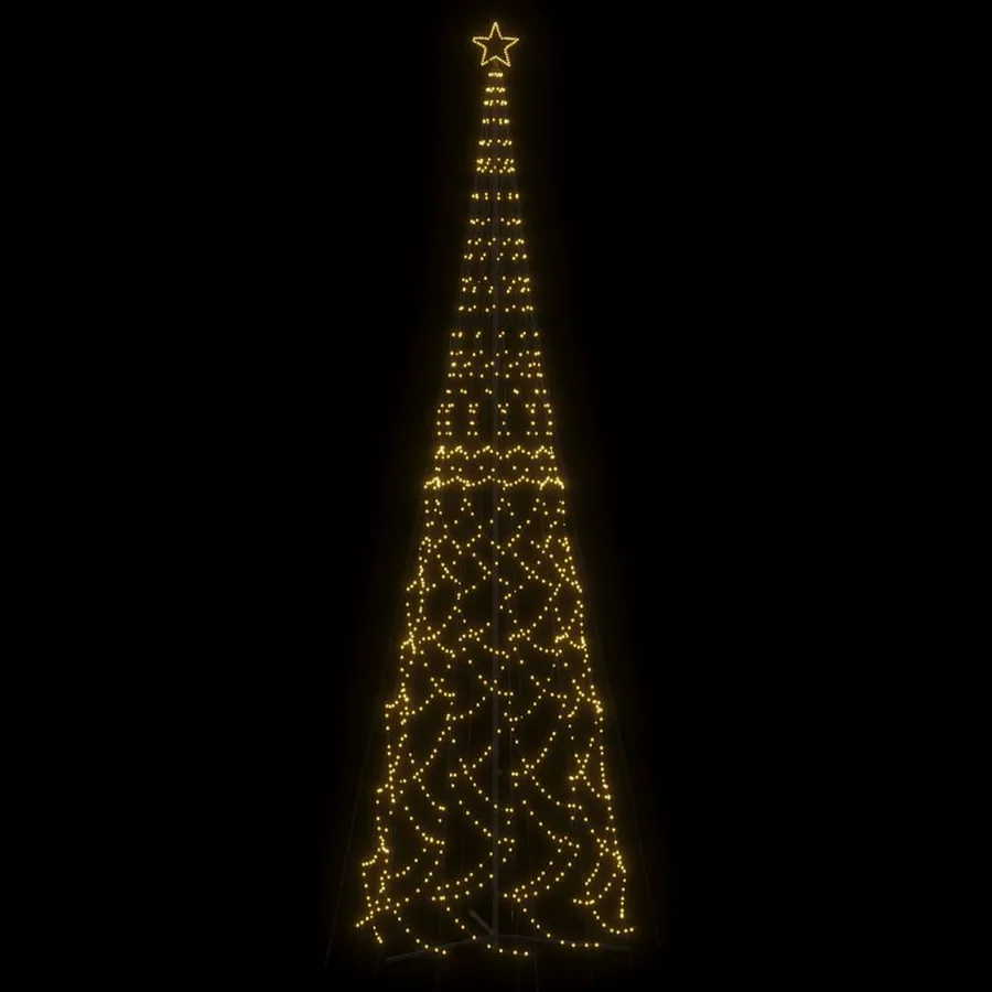 Arbre de Noël cône 3000 LED blanc chaud 230x800 cm - 3