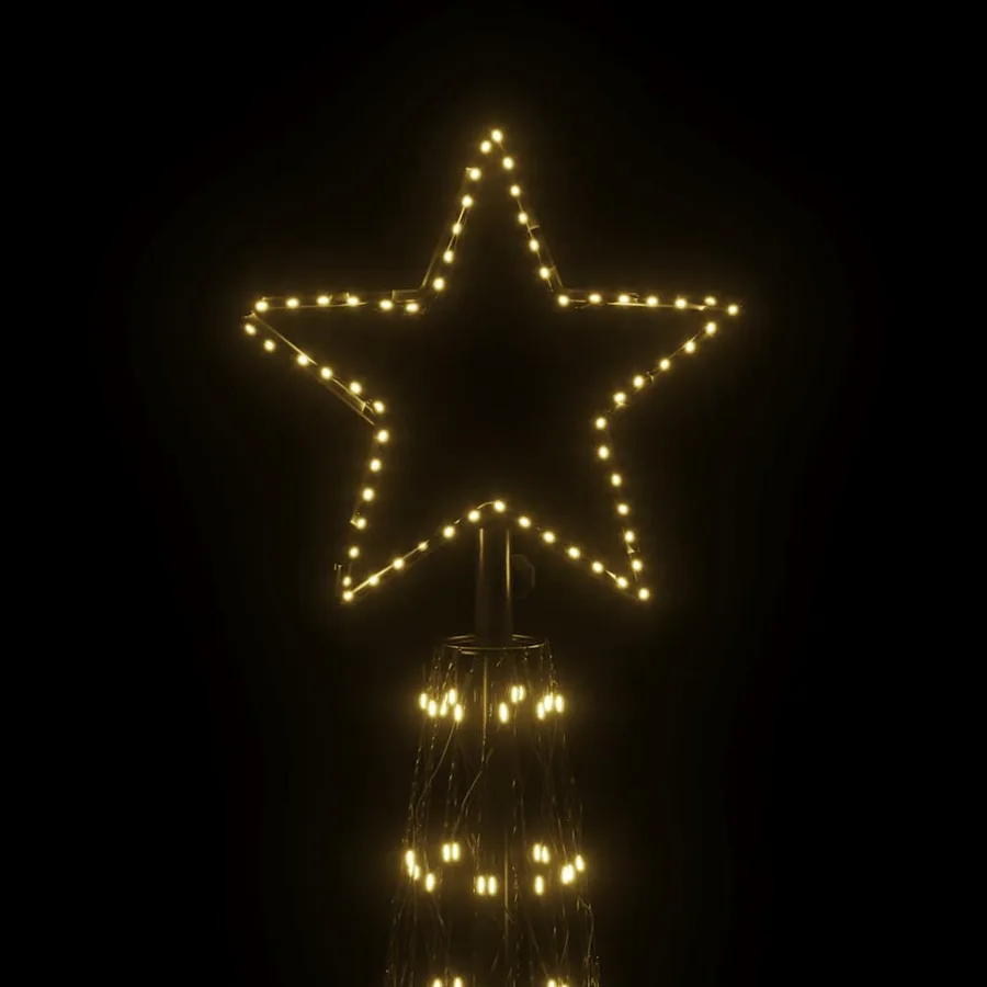 Arbre de Noël cône 3000 LED blanc chaud 230x800 cm - 4
