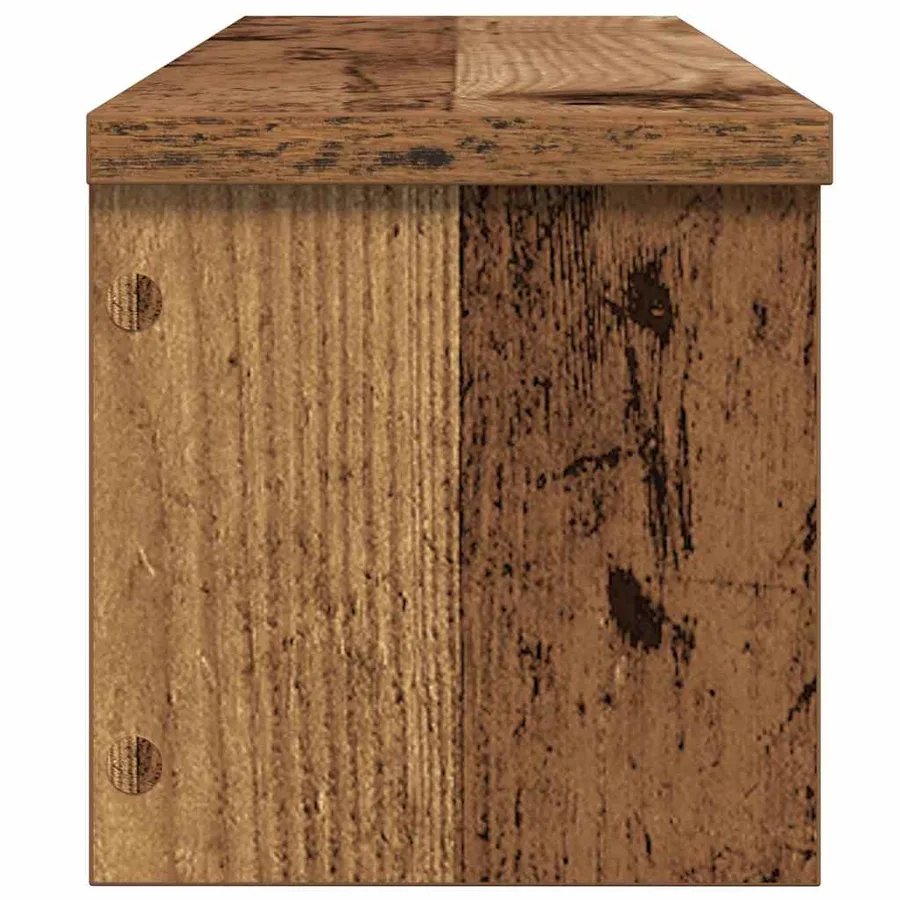 Étagère de cuisine empilable vieux bois 60x15x16 cm - 4