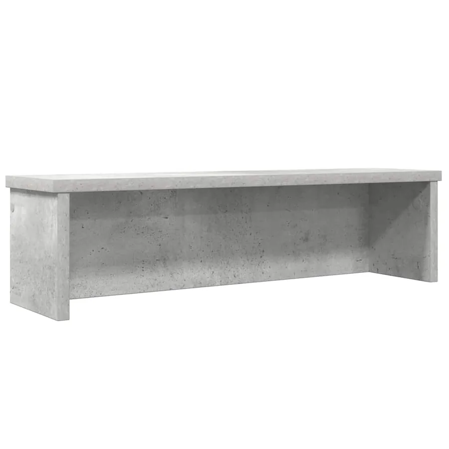 Étagère de cuisine empilable gris béton 60x15x16 cm