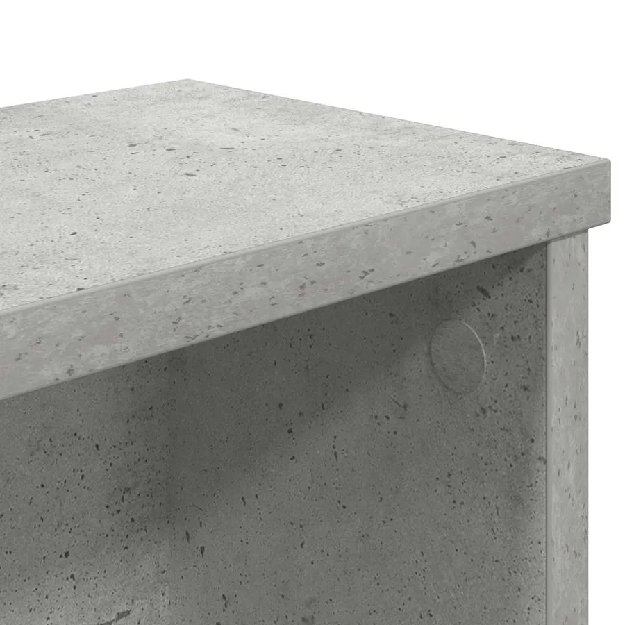 Étagère de cuisine empilable gris béton 60x15x16 cm - 6