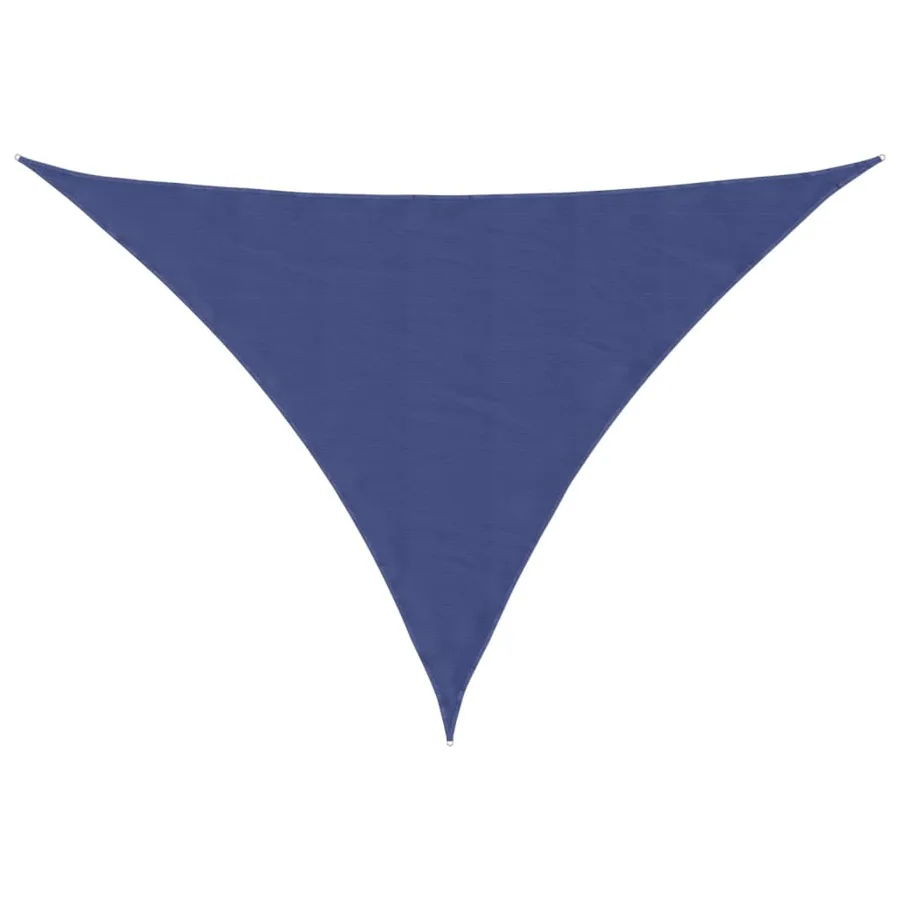 Voile de parasol tissu oxford triangulaire 4x5x5 m bleu - 2