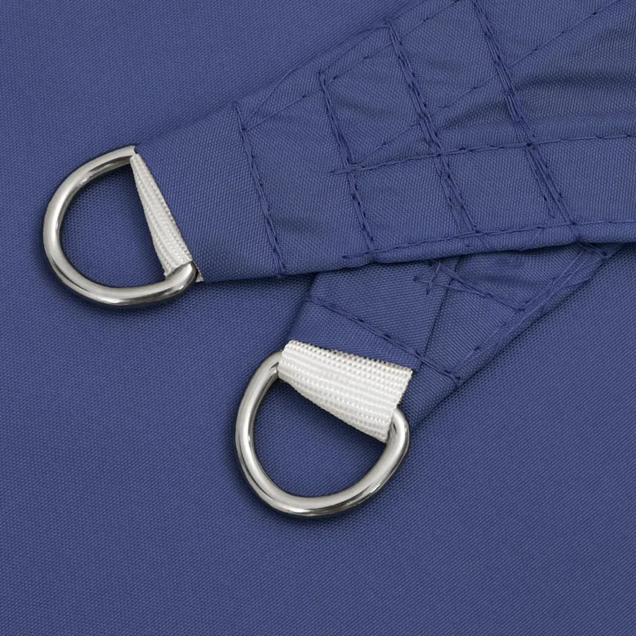 Voile de parasol tissu oxford triangulaire 4x5x5 m bleu - 6