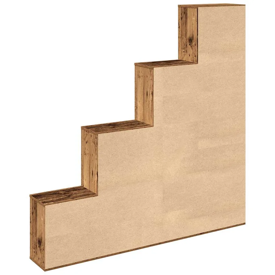 Bibliothèque vieux bois 157x24x160 cm bois d'ingénierie - 6