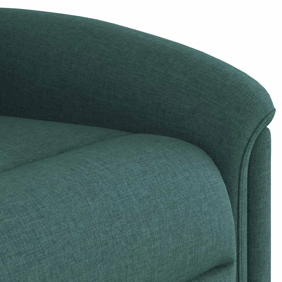 Fauteuil de massage inclinable électrique Vert foncé Tissu - 11