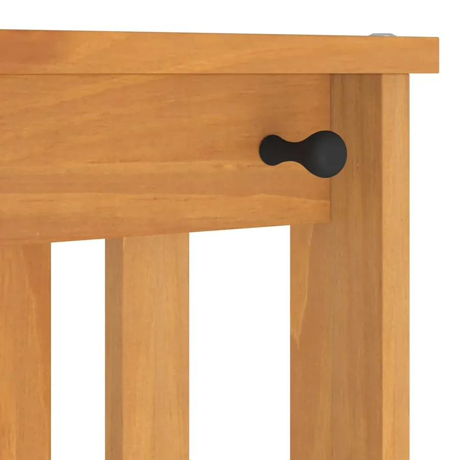 Portemanteau SANDNES 45x40x159,5 cm bois massif pin - 10