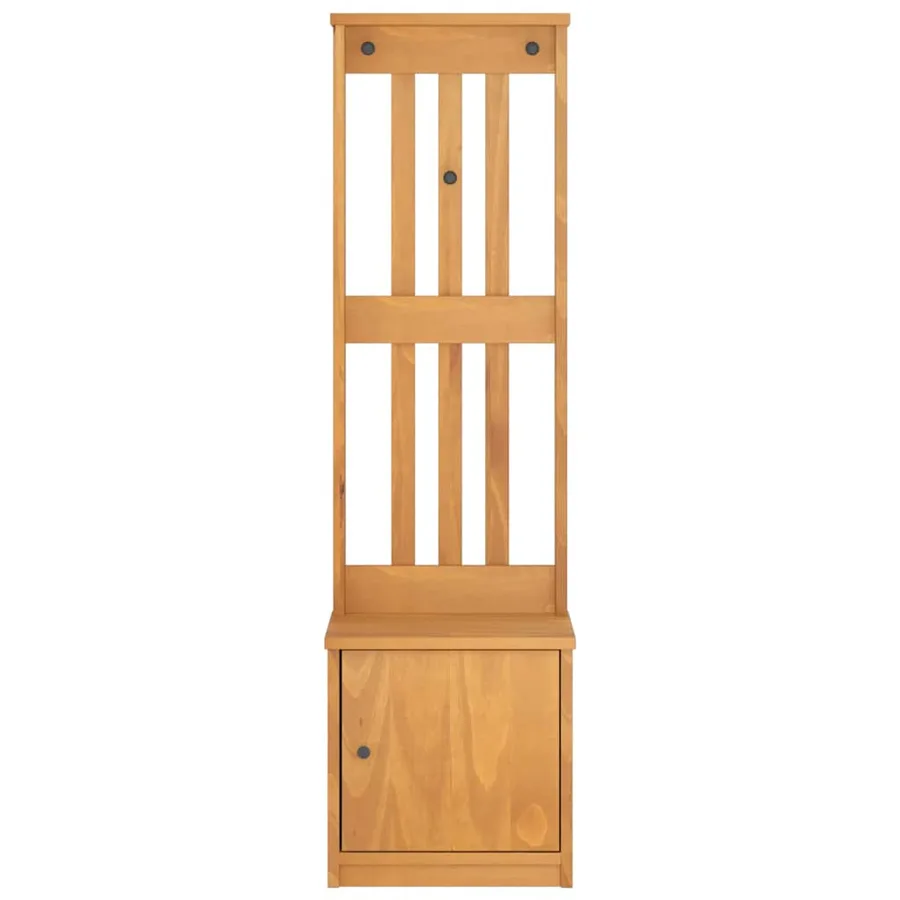 Portemanteau SANDNES 45x40x159,5 cm bois massif pin - 5