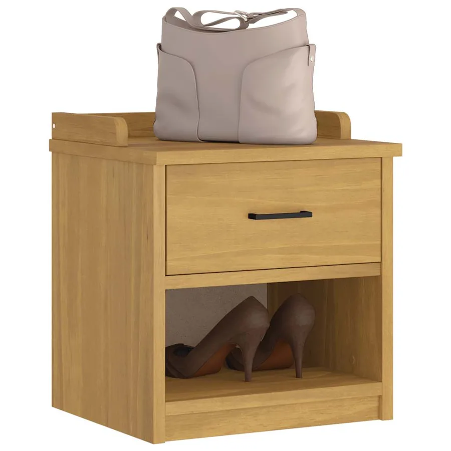 Banc de couloir SANDNES 45x40x50 cm bois de pin massif - 4