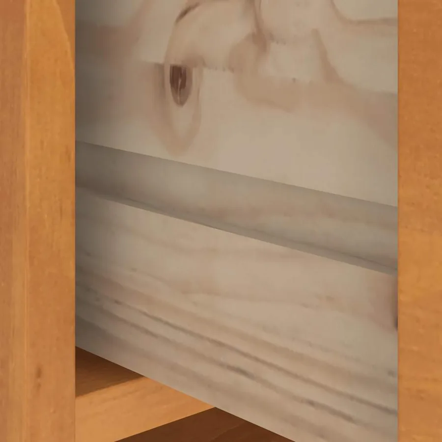 Portemanteau SANDNES 87x40x159,5 cm bois massif pin - 11