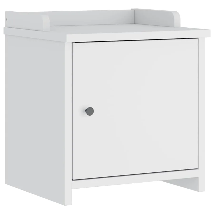 Banc de couloir SANDNES blanc 45x40x50 cm bois de pin massif - 2