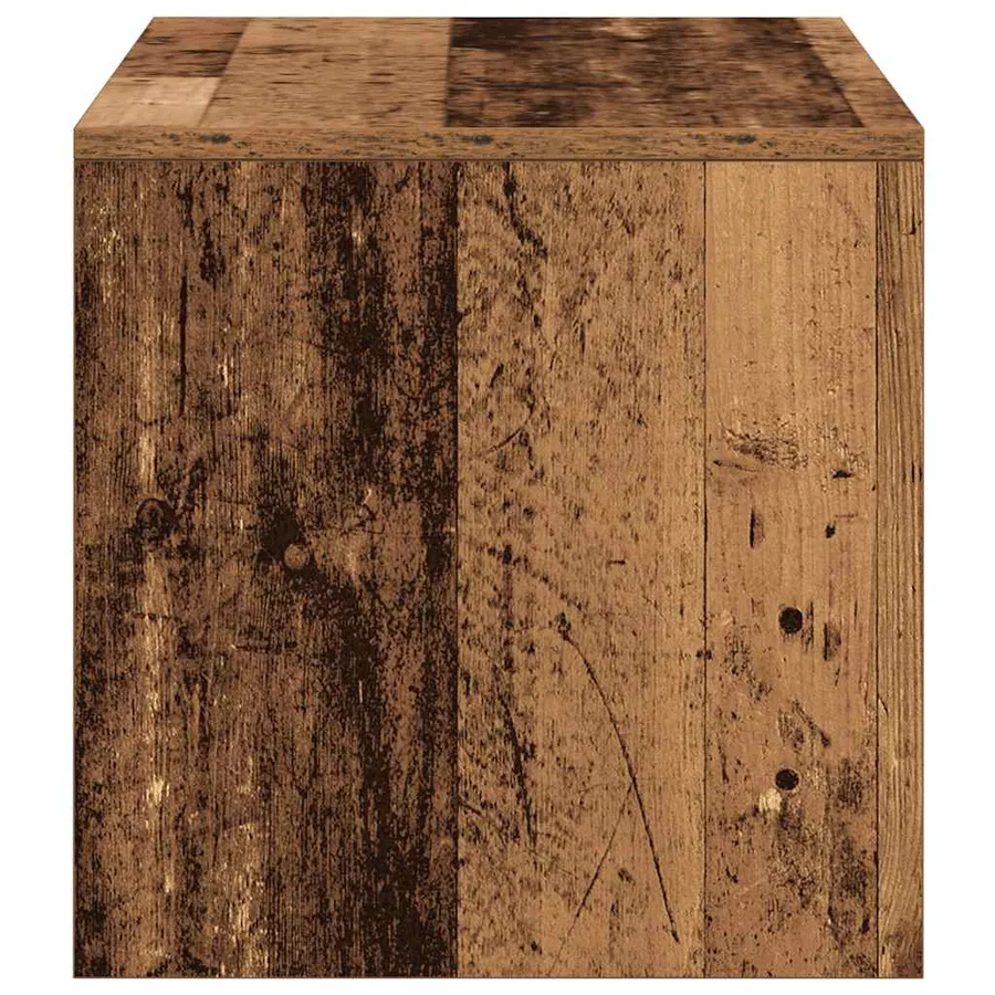 Meuble TV vieux bois 100x40x40 cm bois d'ingénierie - 6