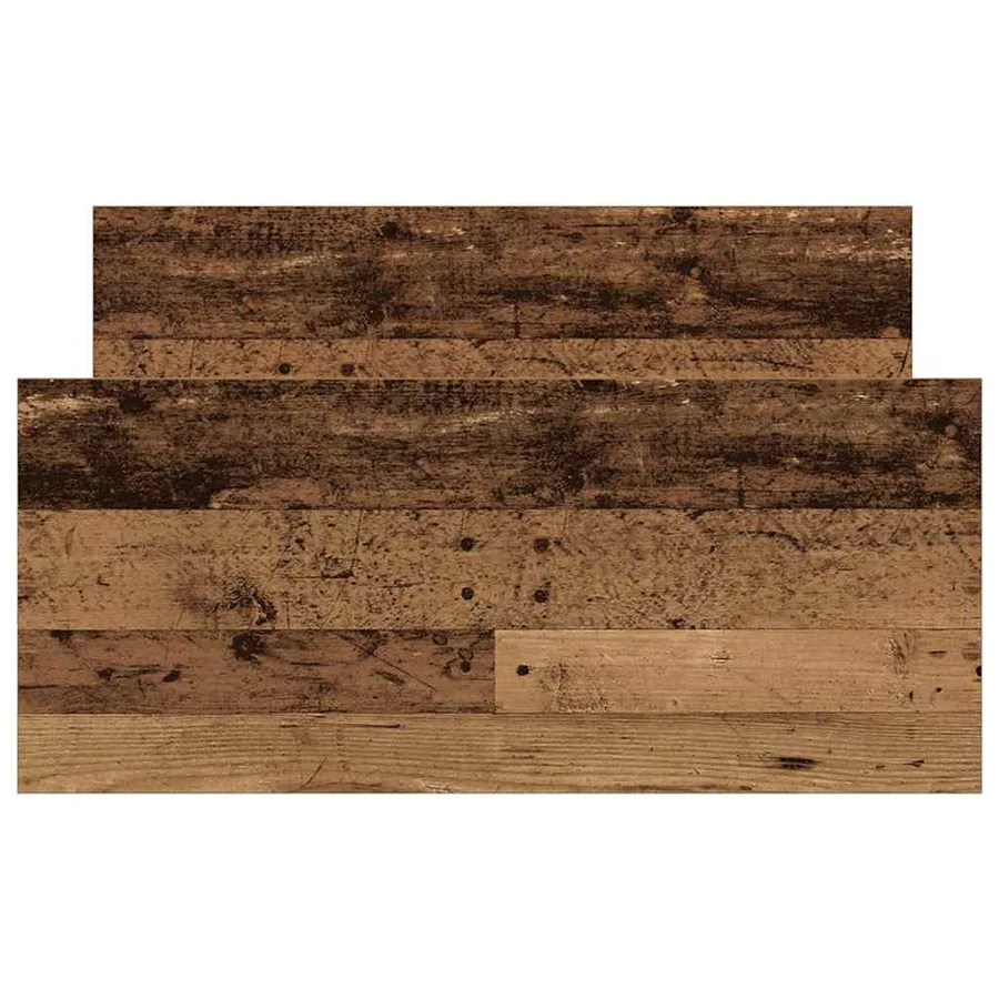 Cadre de lit sans matelas vieux bois 90x190 cm bois ingénierie - 5