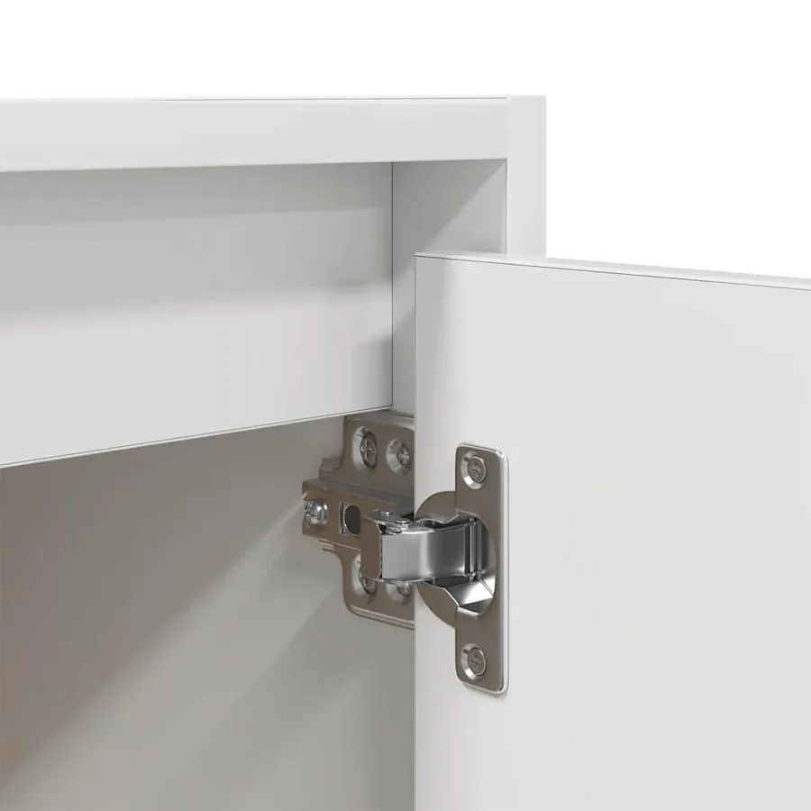 Tables de chevet murales 2 pcs blanc 38x34x40 cm - 12