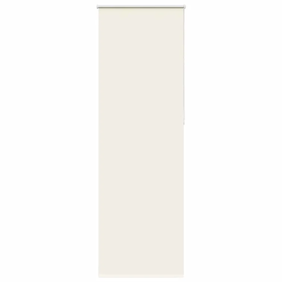 Store enrouleur occultant blanc cassé 65x230cm largeur du tissu