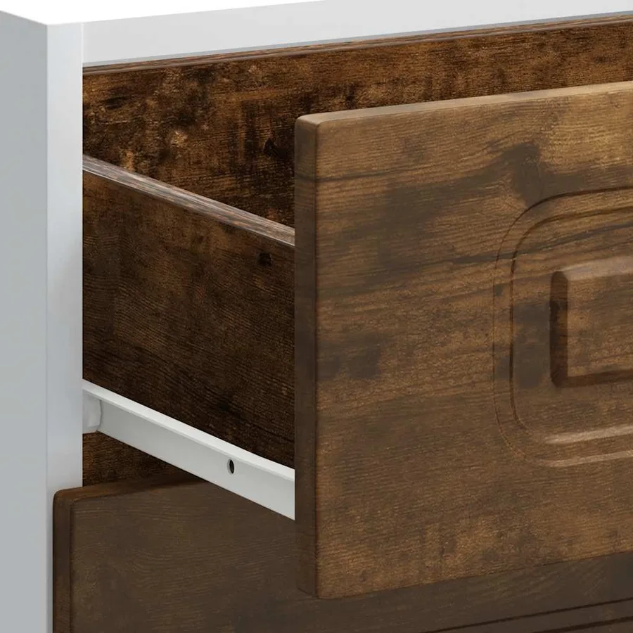 Armoire de cuisine Kalmar chêne fumé bois d'ingénierie - 9