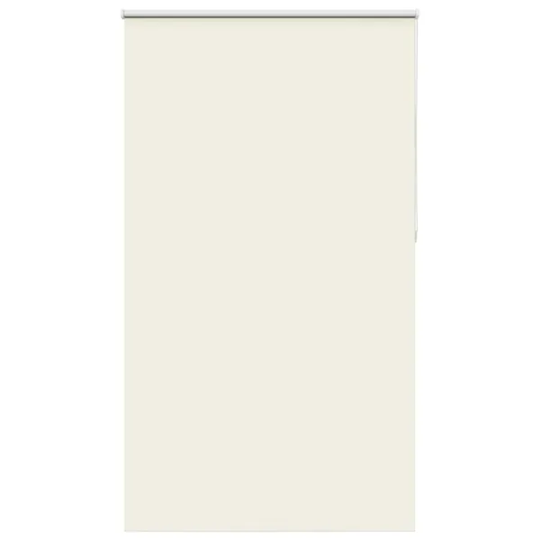 Store enrouleur occultant blanc cassé 120x210 cm largeur tissu