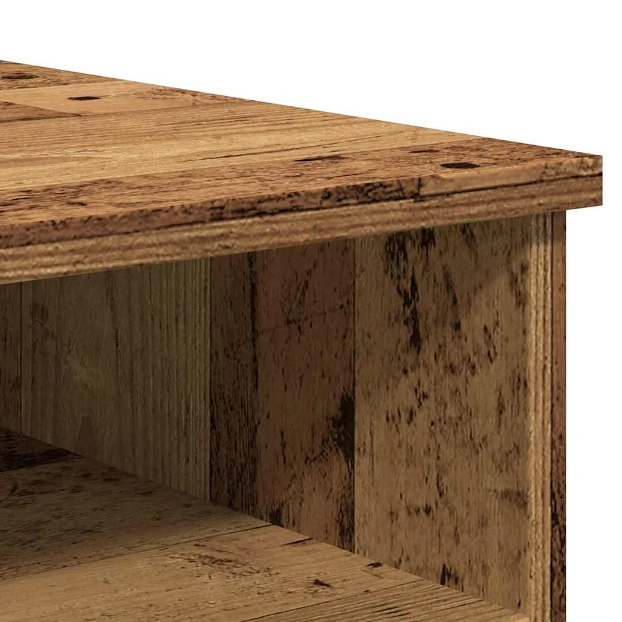 Meuble TV vieux bois 80x35x36,5 cm bois d'ingénierie - 7