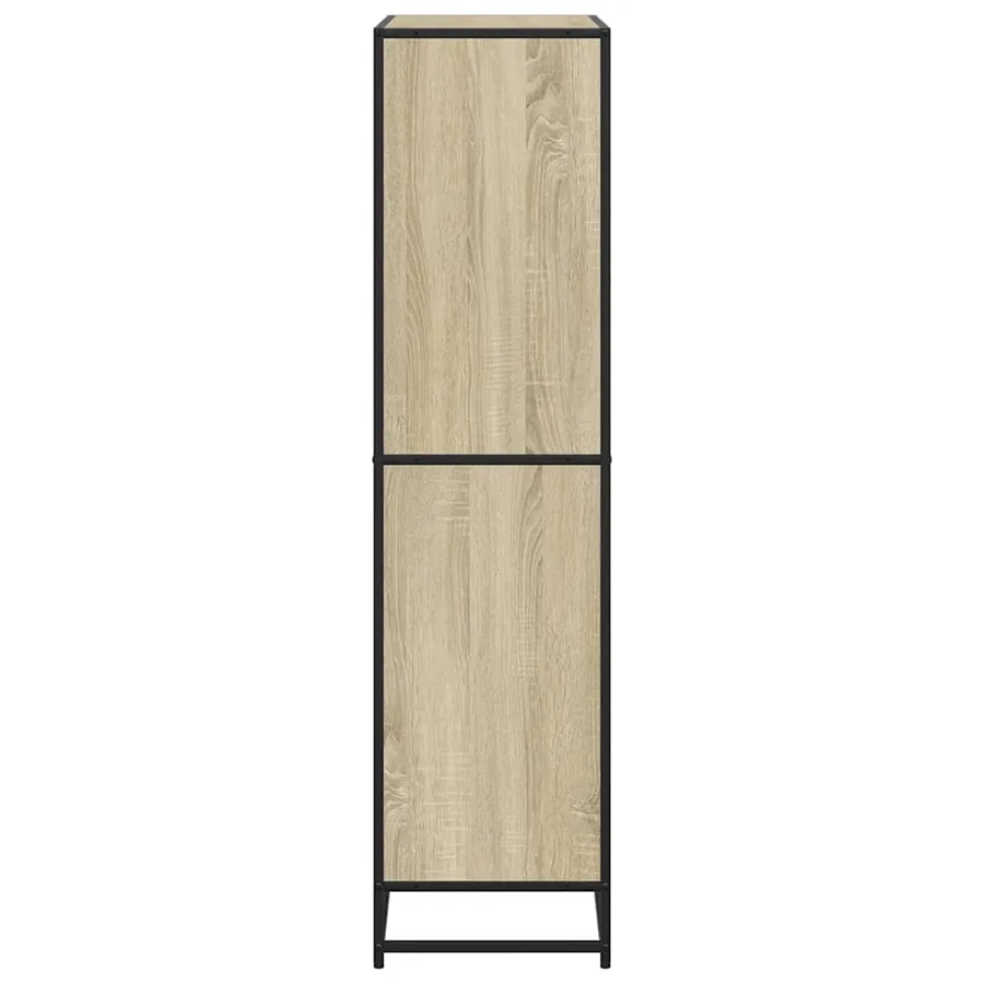 Bibliothèque chêne sonoma 80,5x35x139 cm bois d'ingénierie - 5