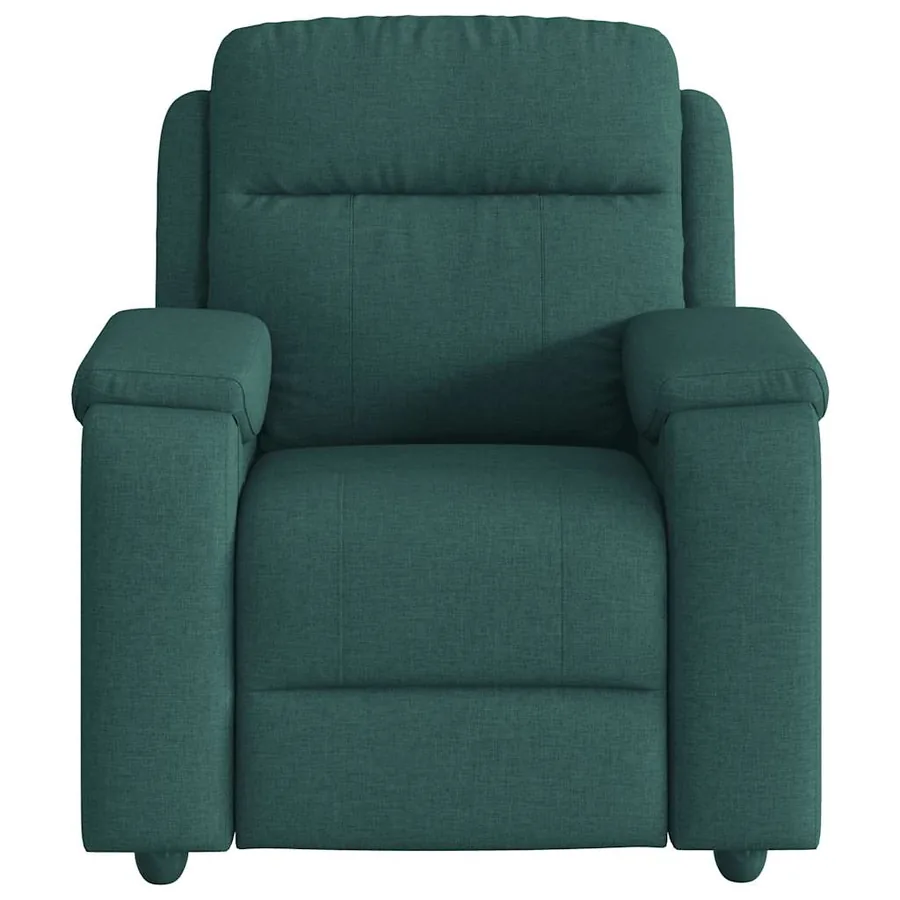 Fauteuil inclinable Vert foncé Tissu - 3