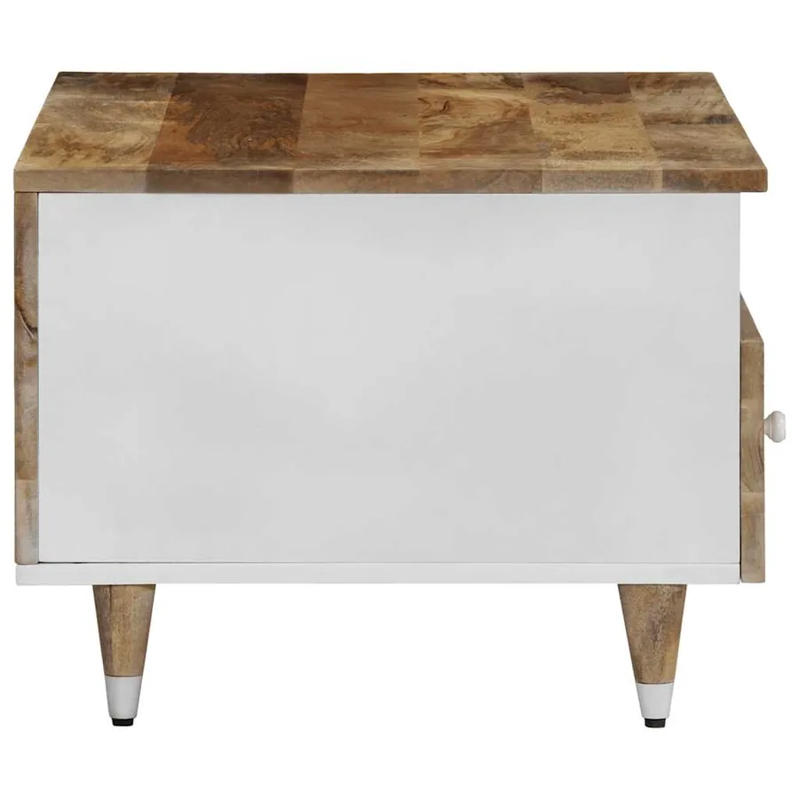 Table basse 80x54x40 cm bois de manguier massif - 4