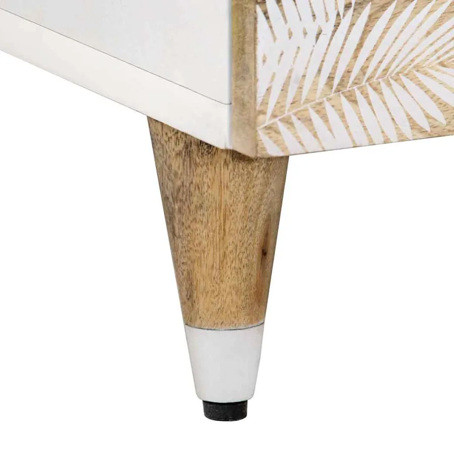Table basse 80x54x40 cm bois de manguier massif - 8