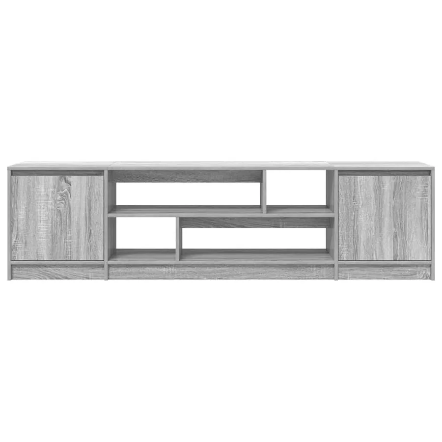 Meuble TV sonoma gris 188,5x41x50 cm bois d'ingénierie - 6