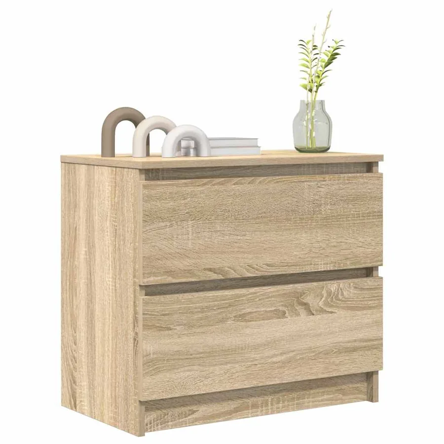 Meuble TV chêne sonoma 60x35x54 cm bois d'ingénierie - 4