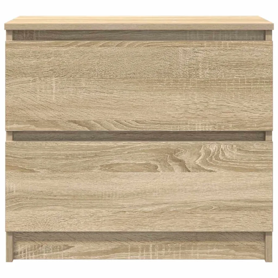 Meuble TV chêne sonoma 60x35x54 cm bois d'ingénierie - 6