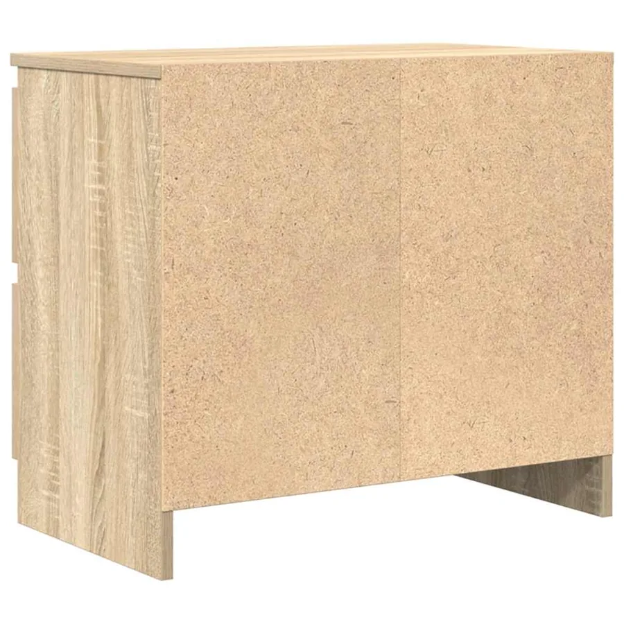 Meuble TV chêne sonoma 60x35x54 cm bois d'ingénierie - 8