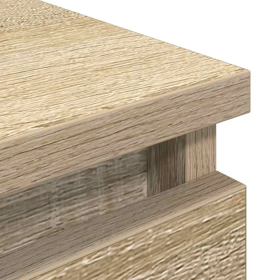 Meuble TV chêne sonoma 60x35x54 cm bois d'ingénierie - 9