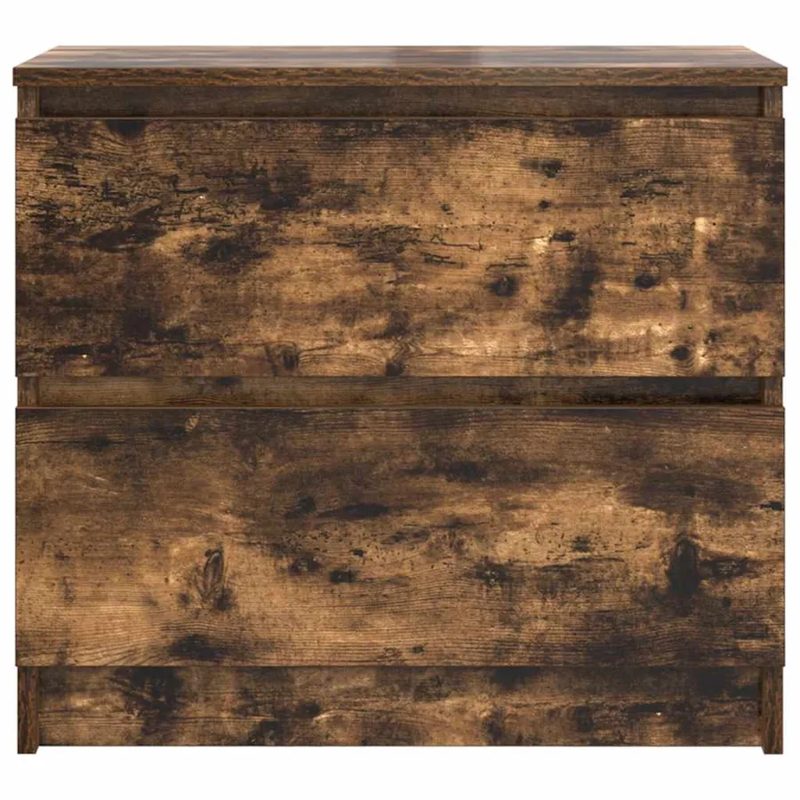 Meuble TV chêne fumé 60x35x54 cm bois d'ingénierie - 6