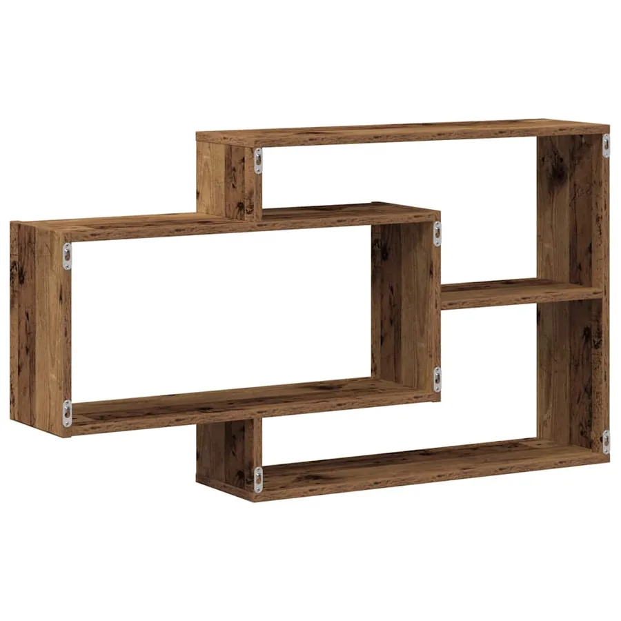 Étagère murale vieux bois 104x20x58,5 cm bois d'ingénierie - 6