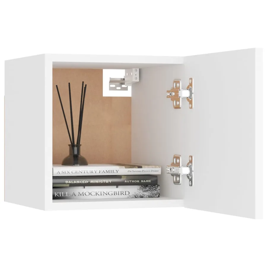 Ensemble de meubles TV 8 pcs Blanc Bois d'ingénierie - 8