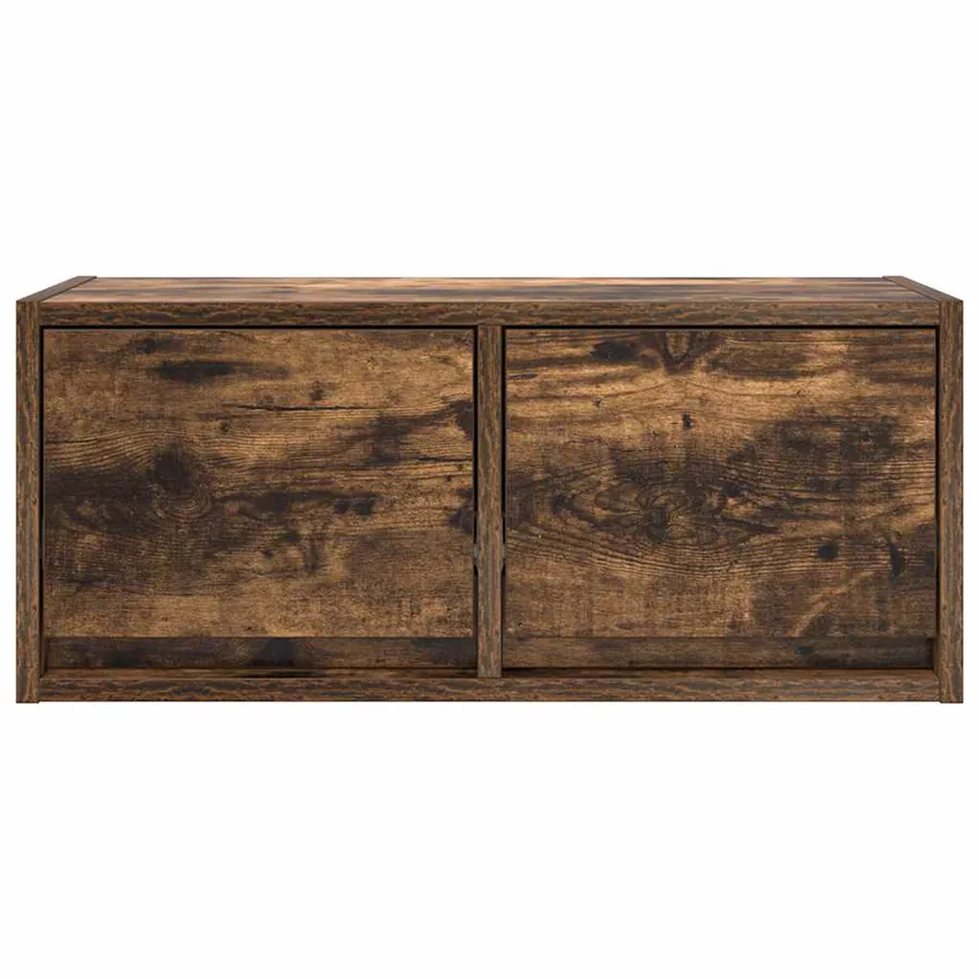 Meubles TV 2 pcs chêne fumé 60x31x25,5 cm bois d'ingénierie - 6