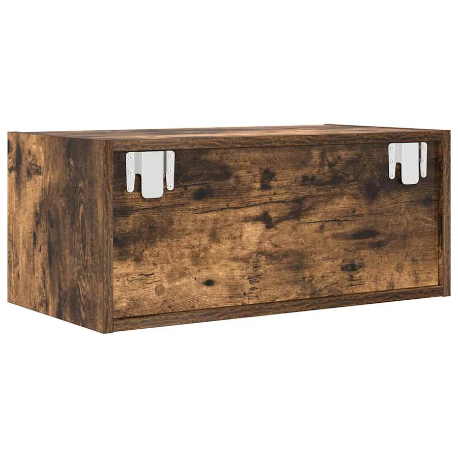 Meubles TV 2 pcs chêne fumé 60x31x25,5 cm bois d'ingénierie - 7