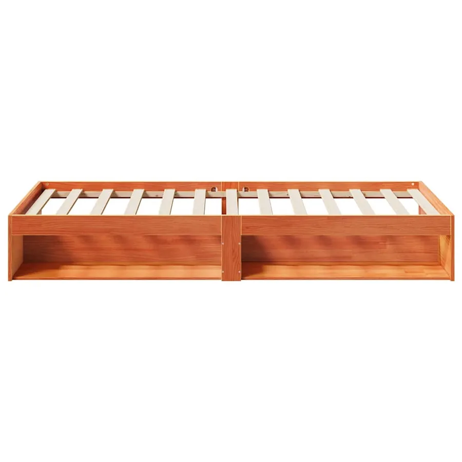 Lit de jour sans matelas cire marron 90x190 cm bois pin massif - 6