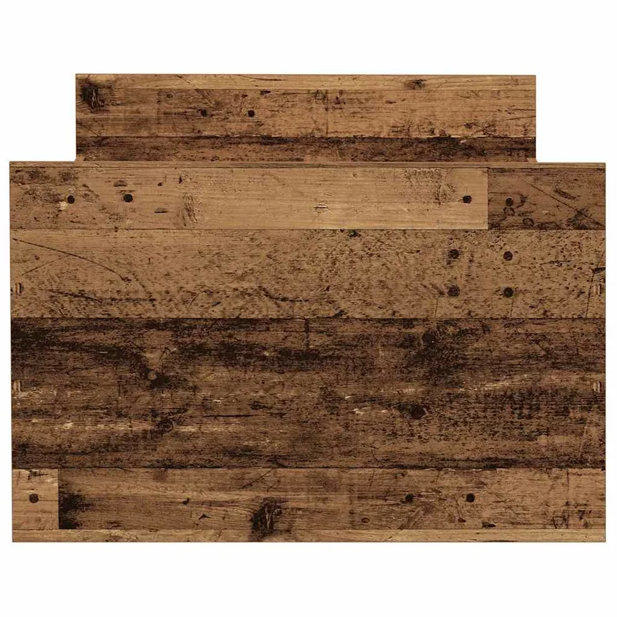 Cadre de lit sans matelas vieux bois 90x200 cm bois ingénierie - 6