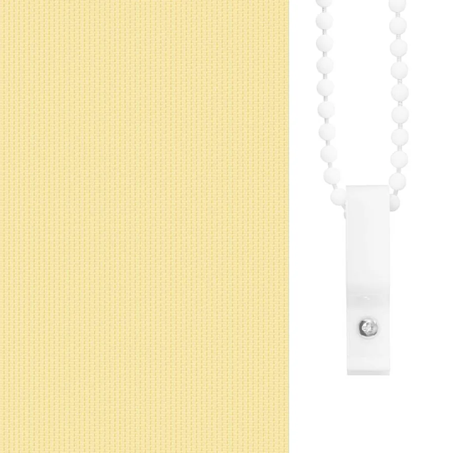 Store enrouleur occultant jaune largeur du tissu 85,7 cm - 10