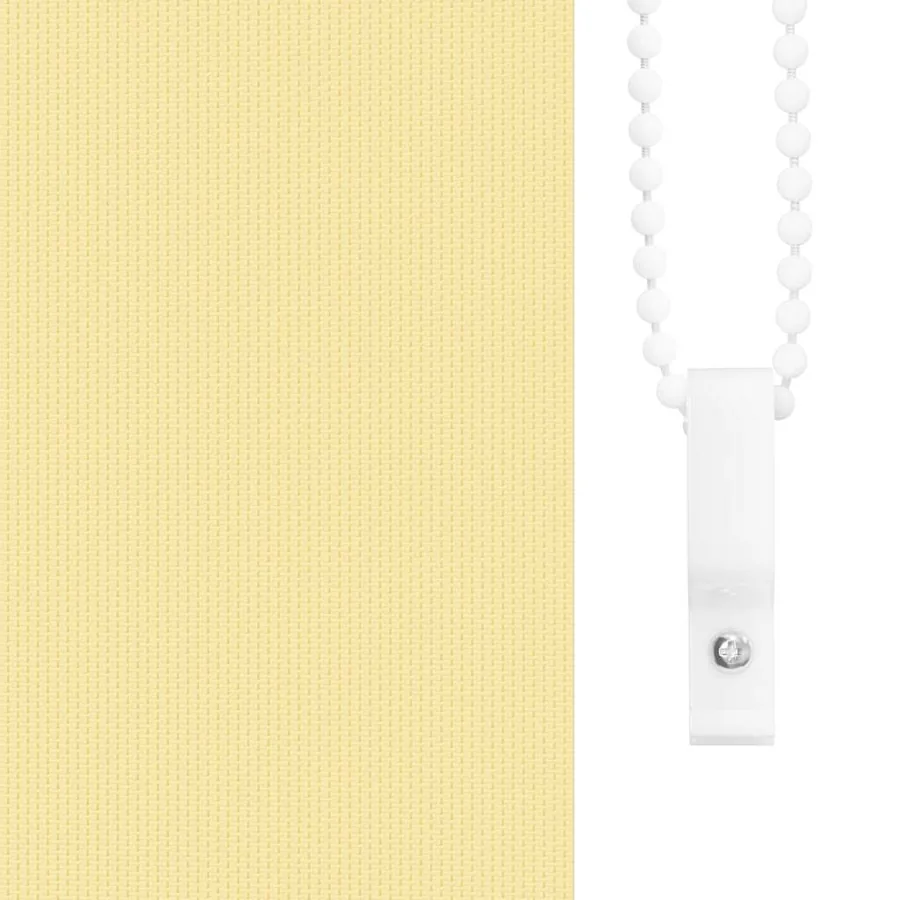 Store enrouleur occultant jaune largeur du tissu 50,7 cm - 10