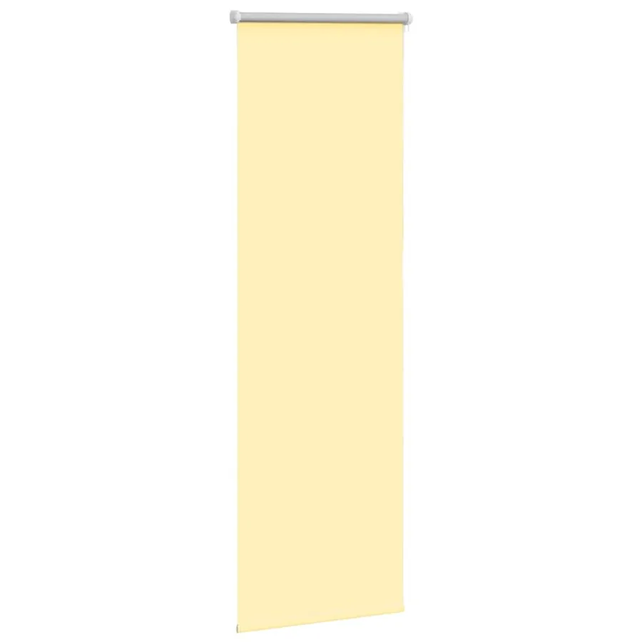Store enrouleur occultant jaune largeur du tissu 50,7 cm - 3