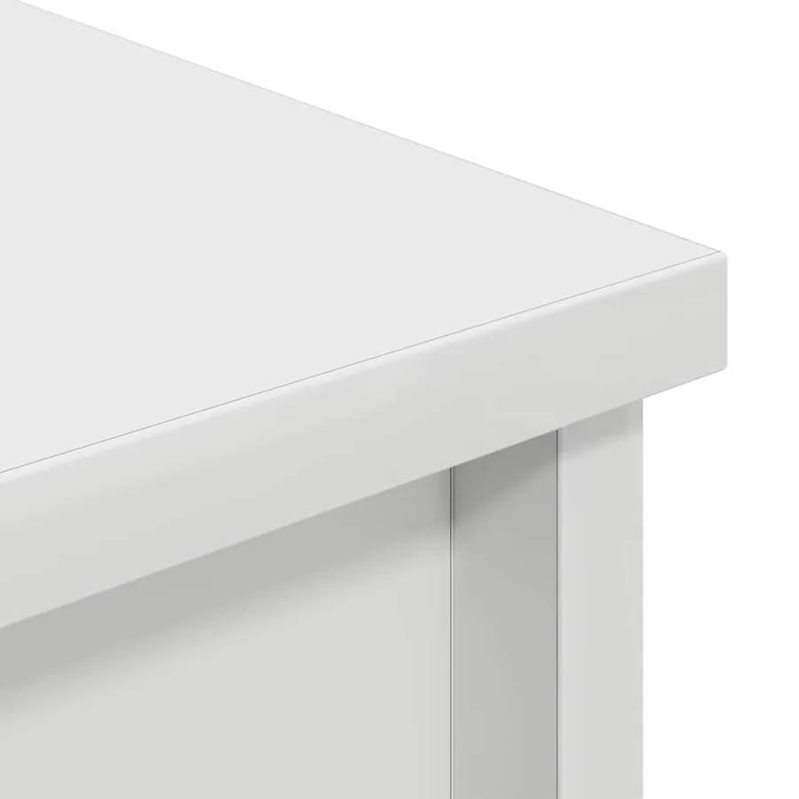 Buffet haut blanc 37,5x35x180 cm bois d'ingénierie - 9