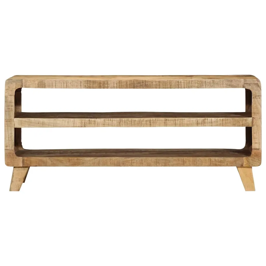 Meuble TV 105x46x32 cm bois massif de manguier brut - 2