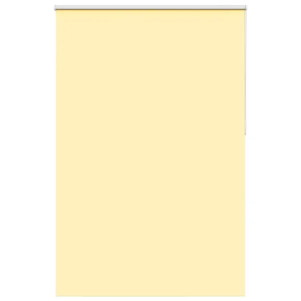 Store enrouleur occultant jaune largeur du tissu 141,6 cm