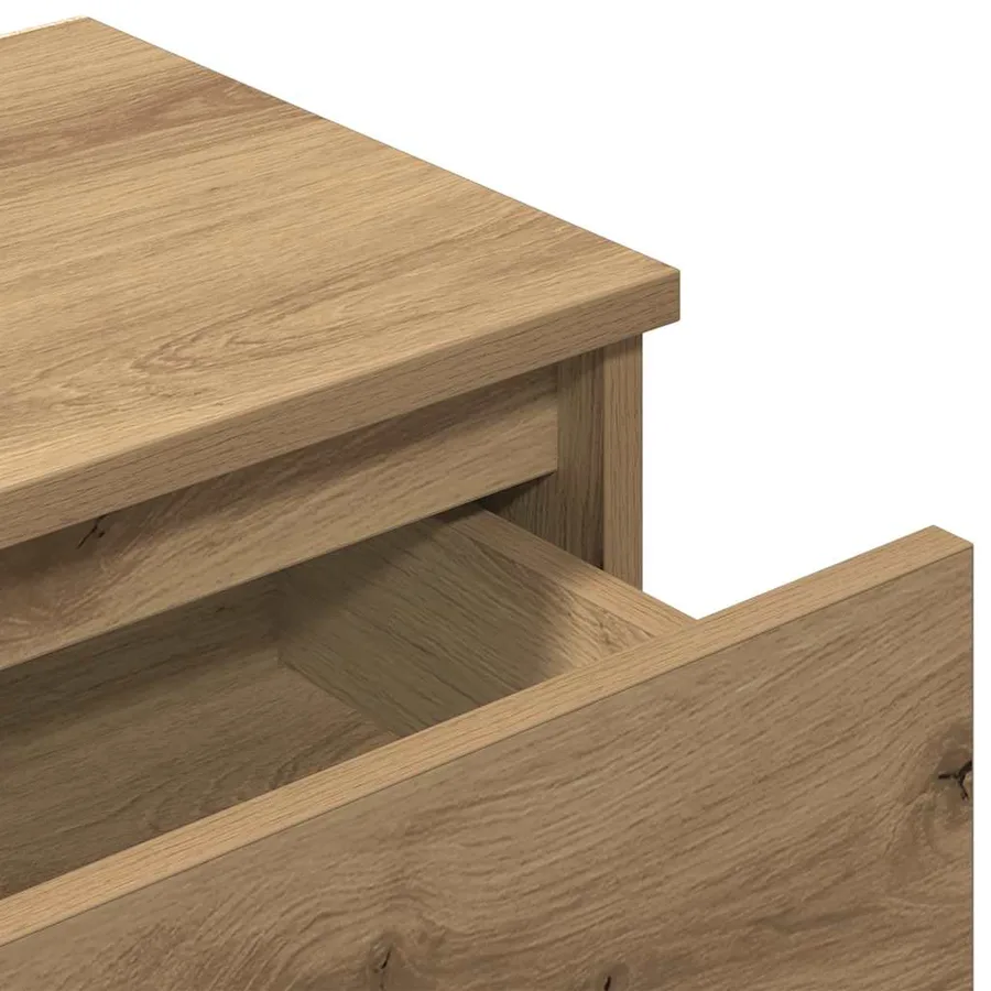 Tables de chevet 2 pcs chêne artisanal 40x30x39 cm - 7