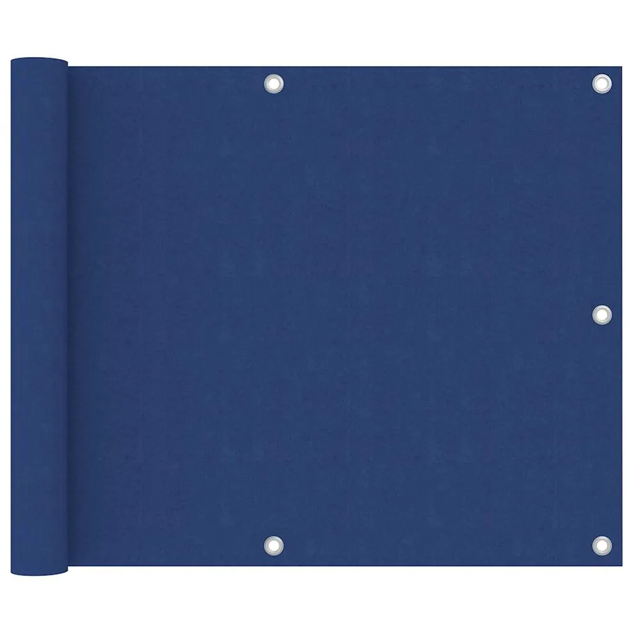 Écran de balcon Bleu 75x400 cm Tissu Oxford