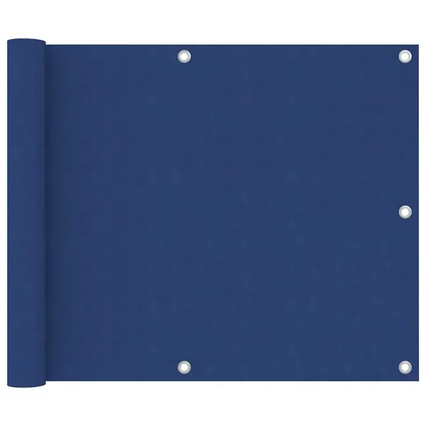 Écran de balcon Bleu 75x400 cm Tissu Oxford