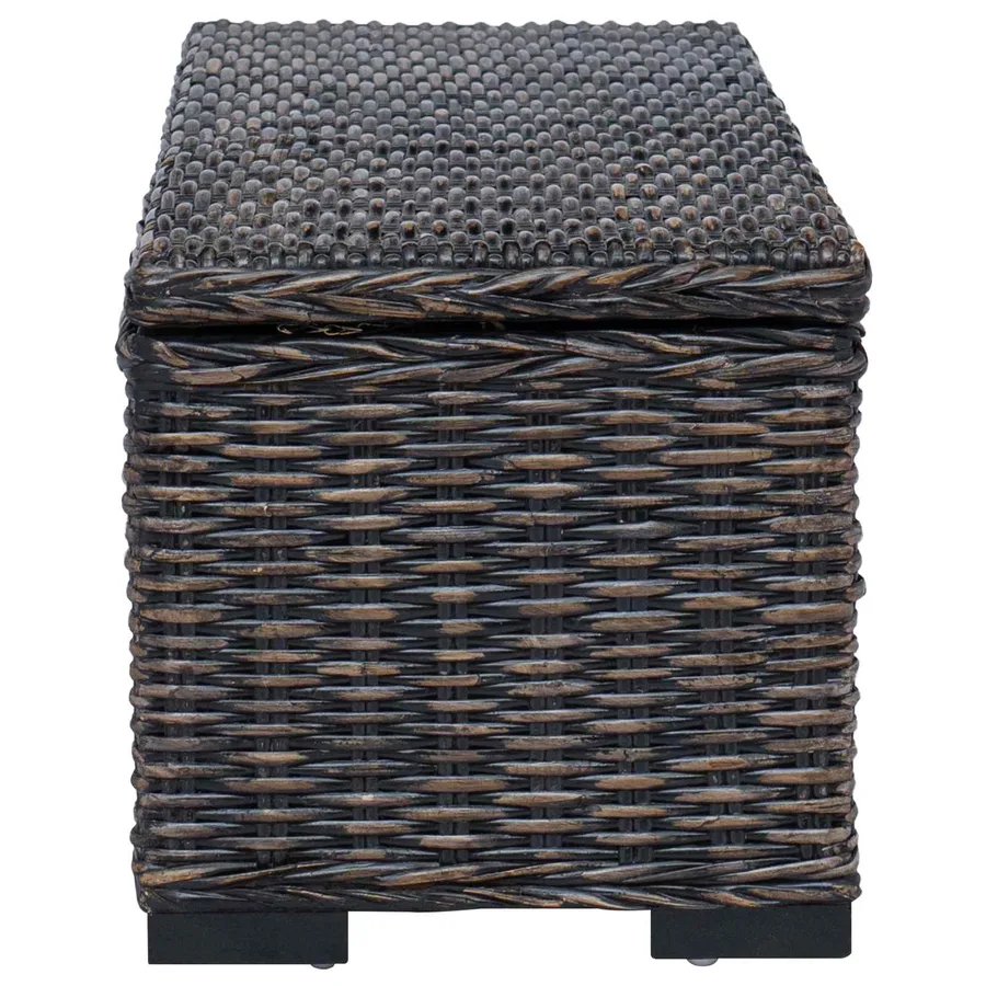 Boîte de rangement avec stockage Noir 110 x 35 x 45 cm - 4