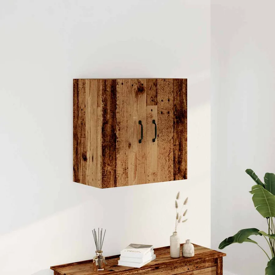 Armoire murale vieux bois 60x31x60 cm bois d'ingénierie - 3